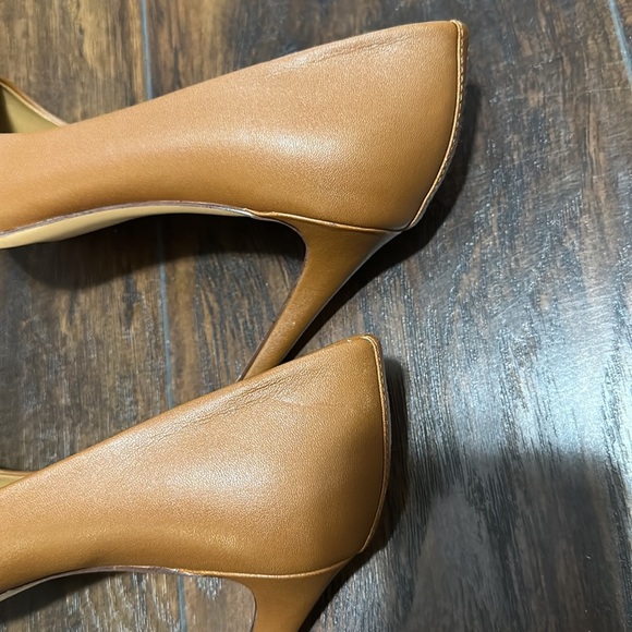 14th & Union Cognac Pointy Toe Heels Pumps Size 10 - Picture 6 of 11